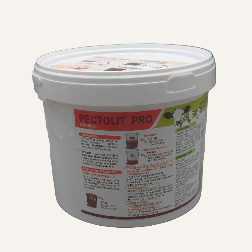 Pectolit Pro 3kg Bucket | Calf Electrolyte & Digestive Support Supplement