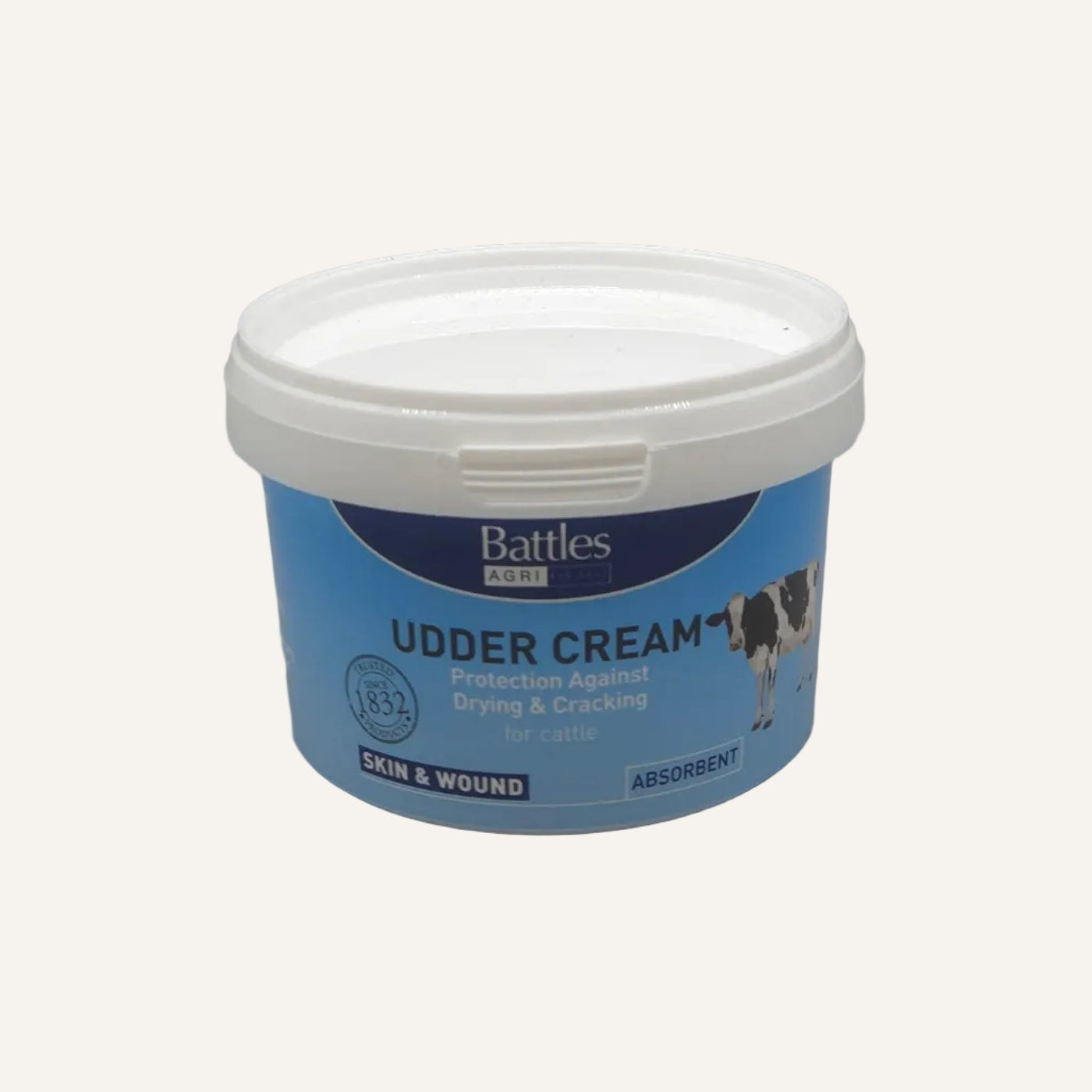Battles Udder Cream 400g | Soothing Udder & Teat Care Cream