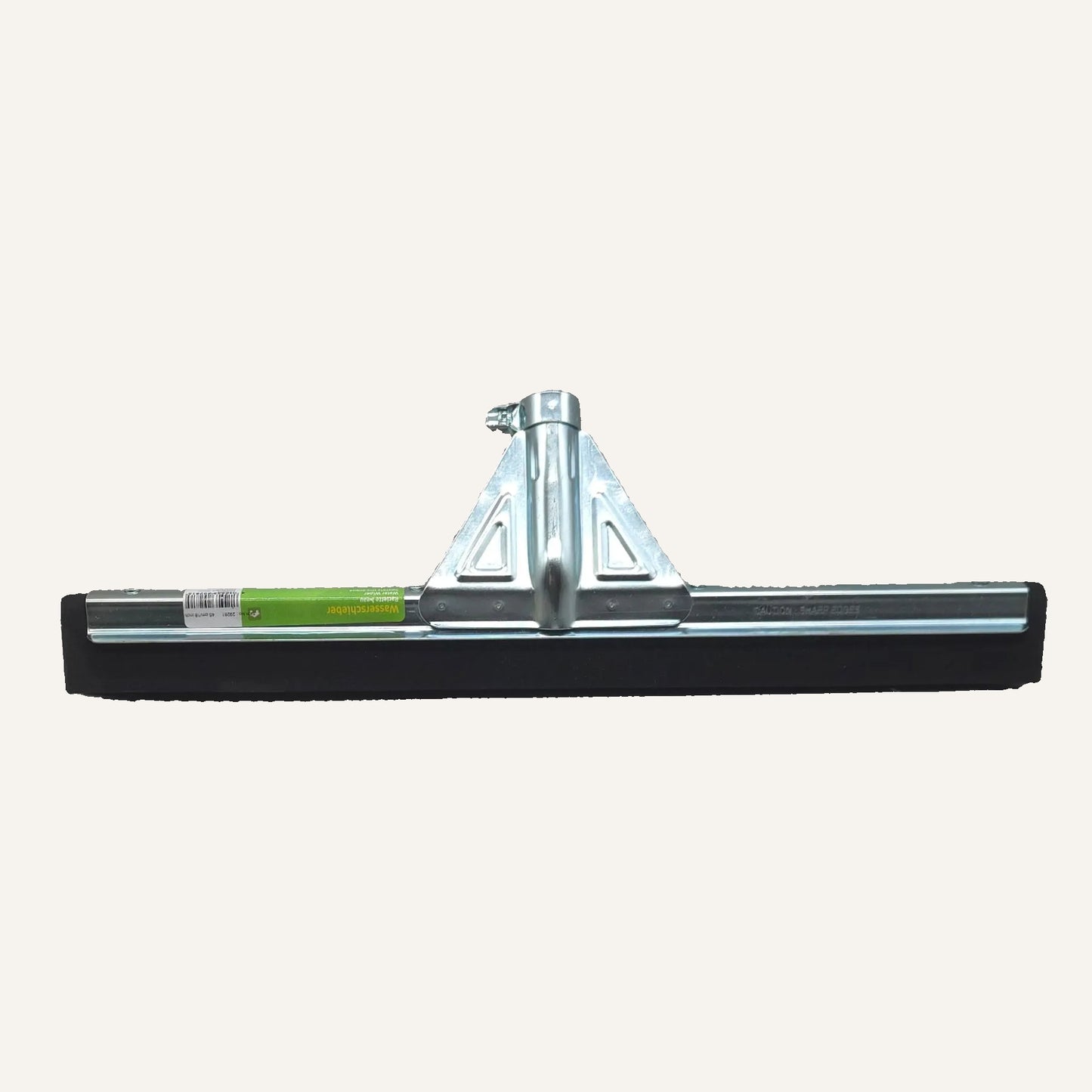 45cm Water Wiper with Splash Guard | Galvanised Floor Squeegee