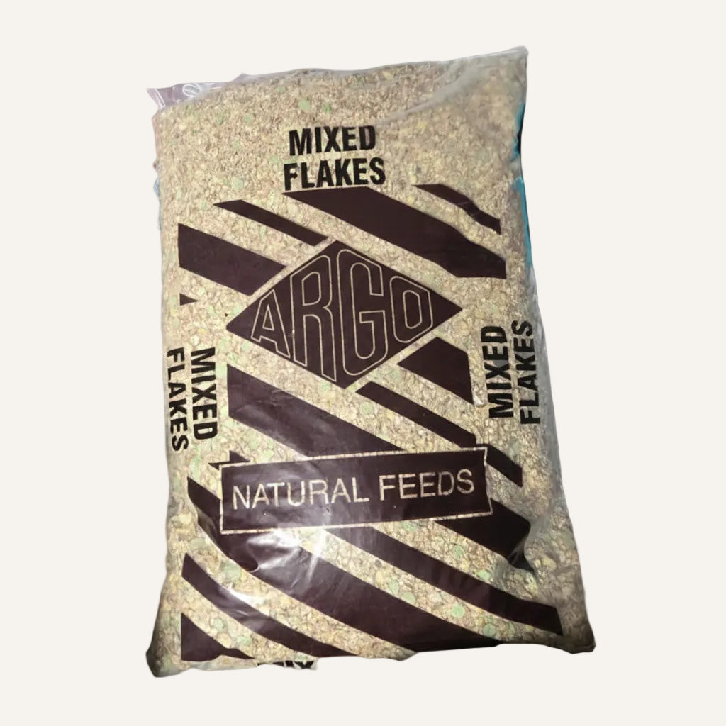 Argo Mixed Flakes 20kg | High Energy Flaked Horse & Livestock Feed