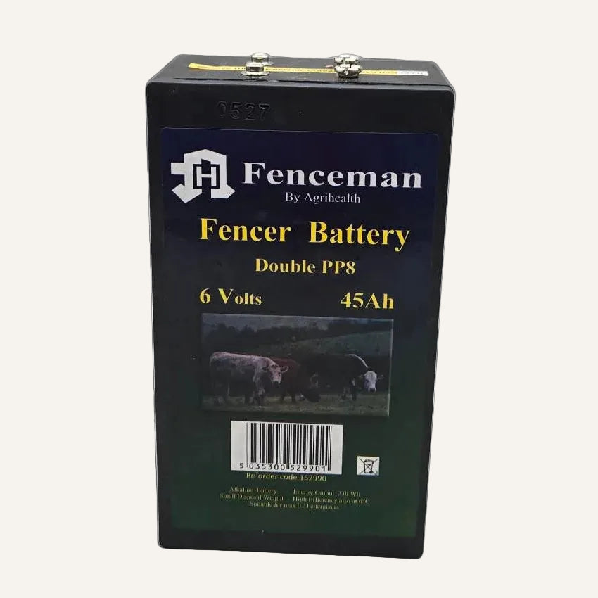 Fenceman 6V Electric Fence Battery | Fence Energiser Battery