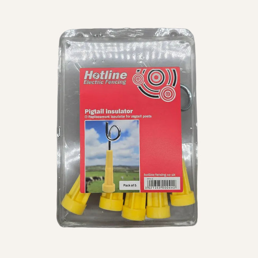 Hotline Pigtail Insulator P5-5 | Electric Fence Wire & Rope Insulator
