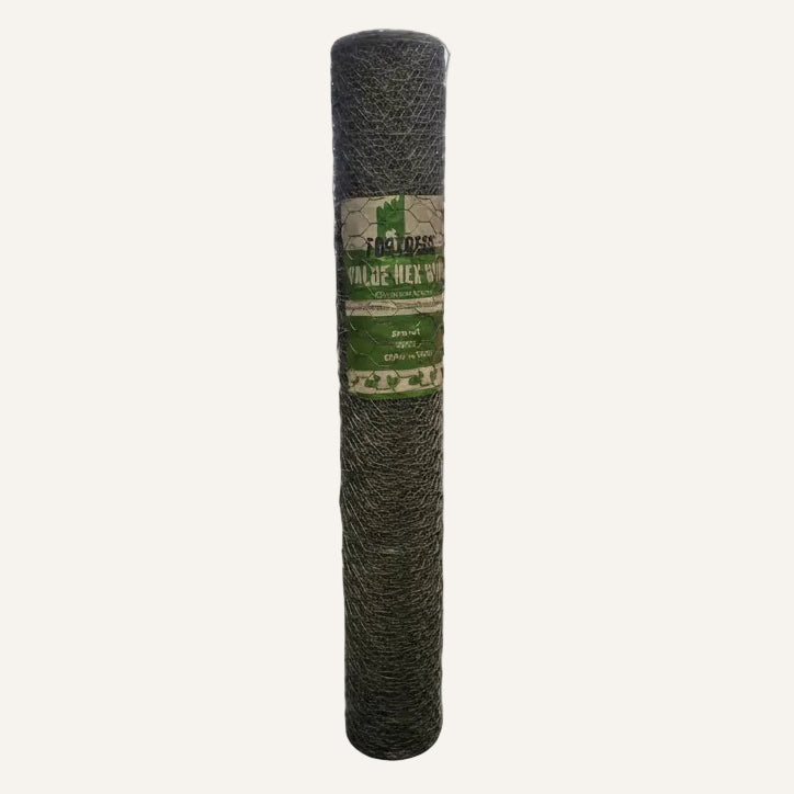 Wire Netting 1050mm x 31mm x 1.0mm x 50m | Galvanised Mesh Fencing