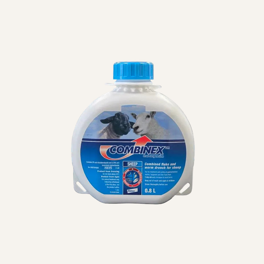 Combinex Sheep Drench 800ml | Dual-Action Fluke & Worm Treatment for Sheep