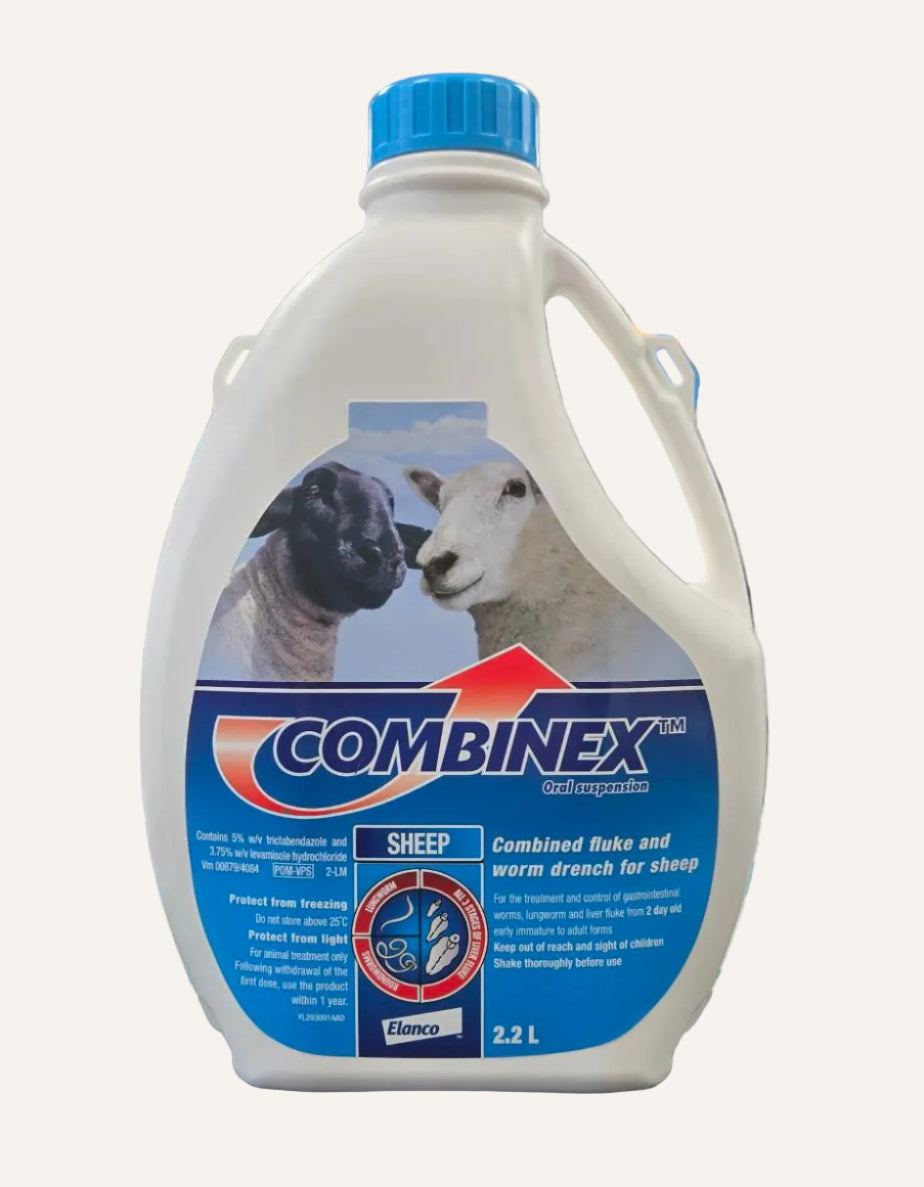Combinex Sheep Drench 2.2L | Dual-Action Fluke & Worm Treatment for Sheep
