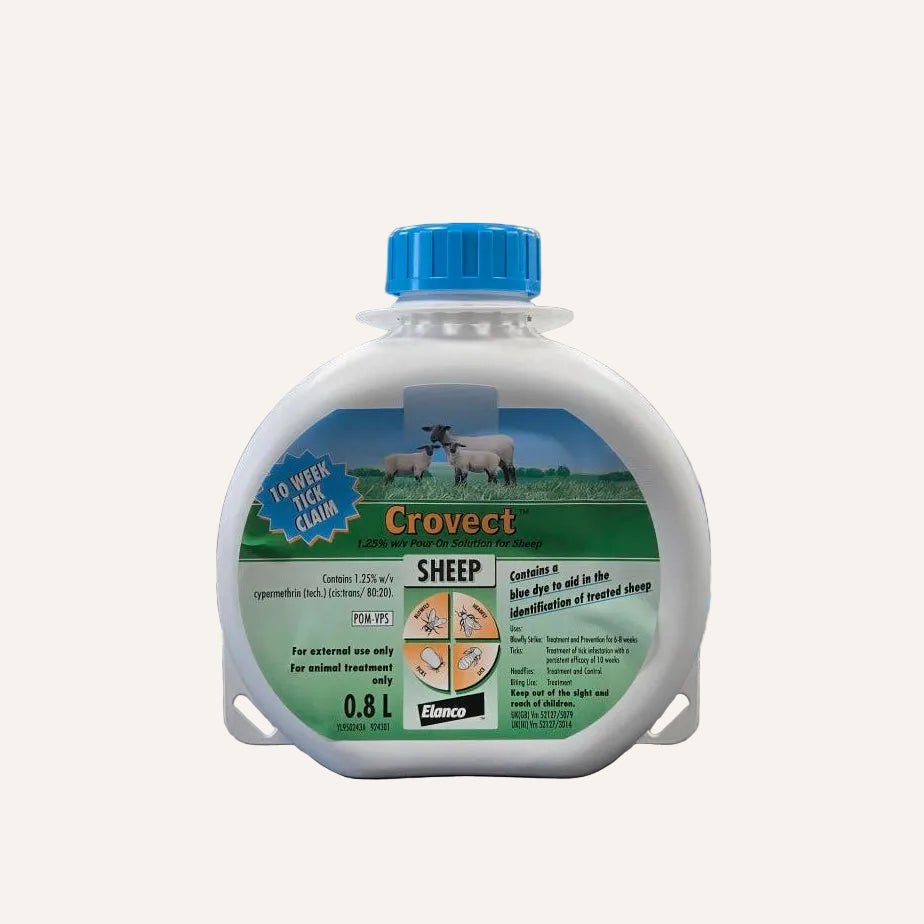 Crovect Pour-On 5L | Fly Strike Prevention & Treatment for Sheep