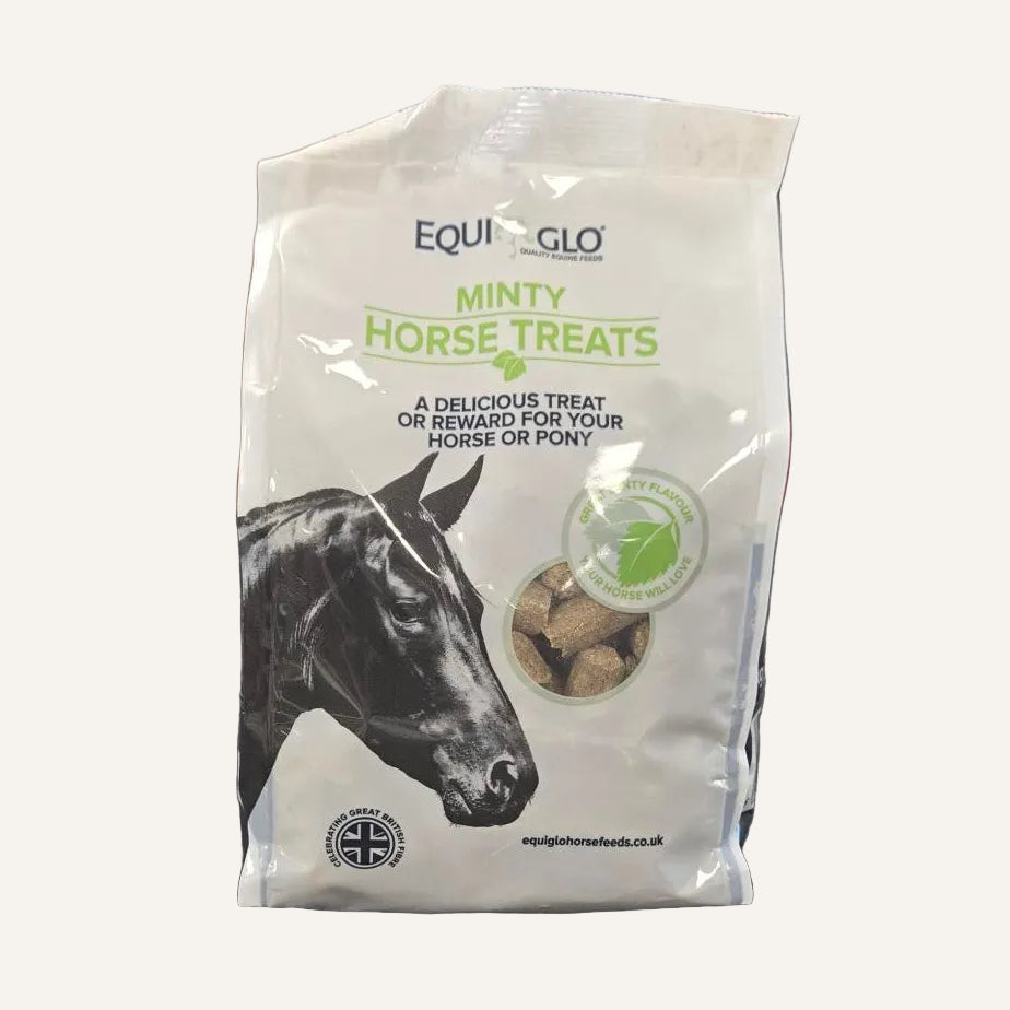 Mr Johnson's Equi Glo Minty Horse Treats 1kg | Tasty Mint-Flavoured Horse Treats