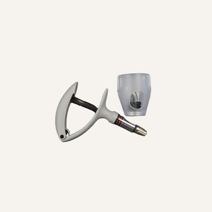 Ecomatic Bottle Mounted Vaccinator with Basket 5ml | Automatic Livestock Vaccinator