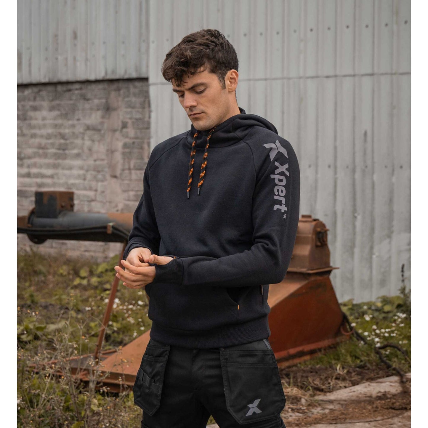 Xpert Pro Pullover Hoodie Black | Heavy Duty Workwear Hoodie