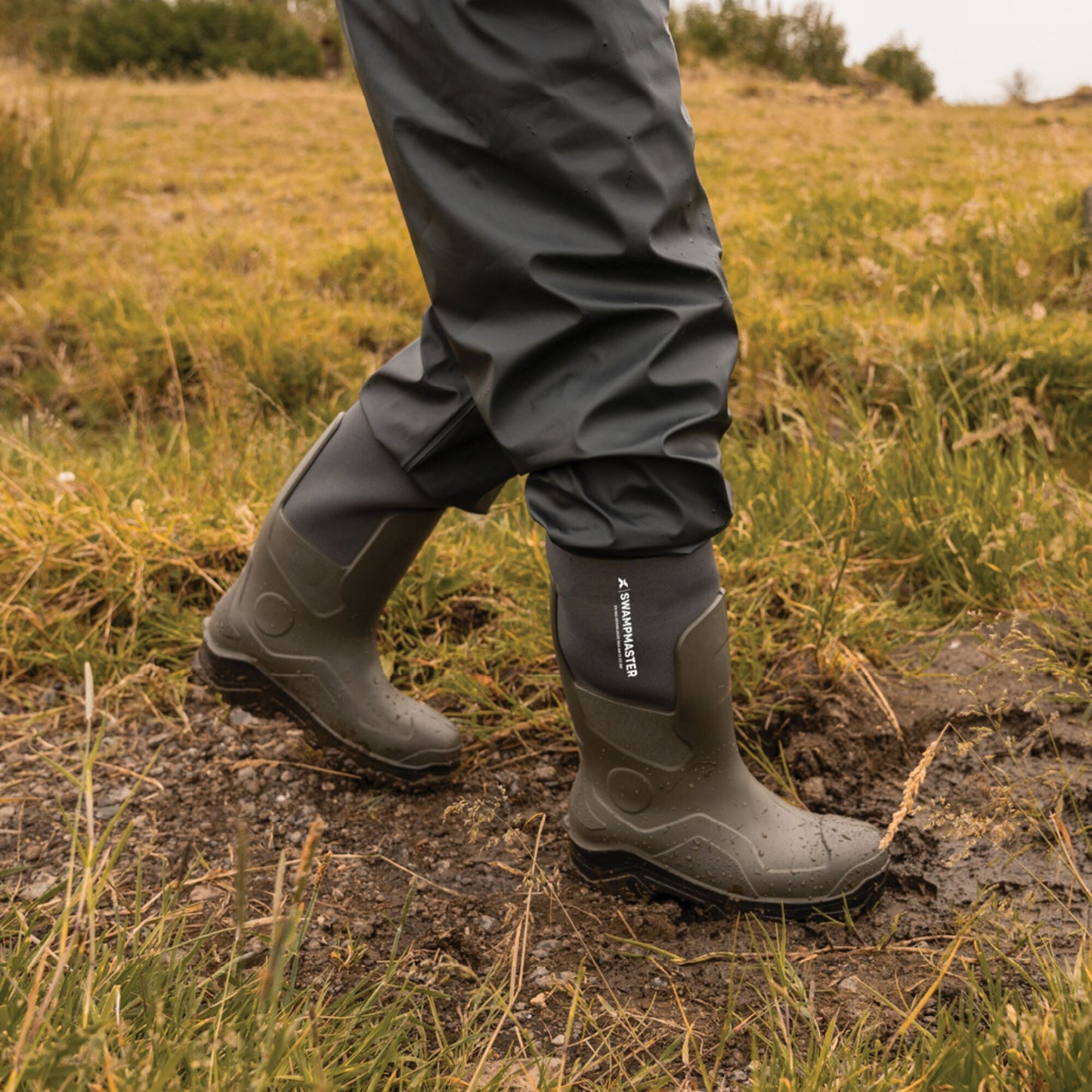 Swampmaster Trapper PU-Neoprene Wellington Boots | Non-Safety Waterproof Wellingtons