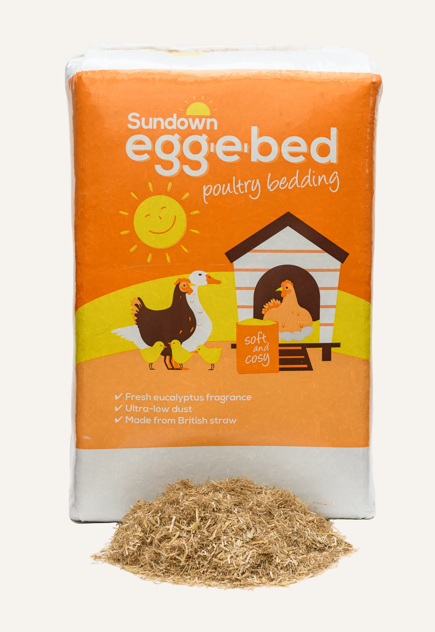 Sundown Egg E Bed | Poultry Nesting & Bedding Material for Chickens