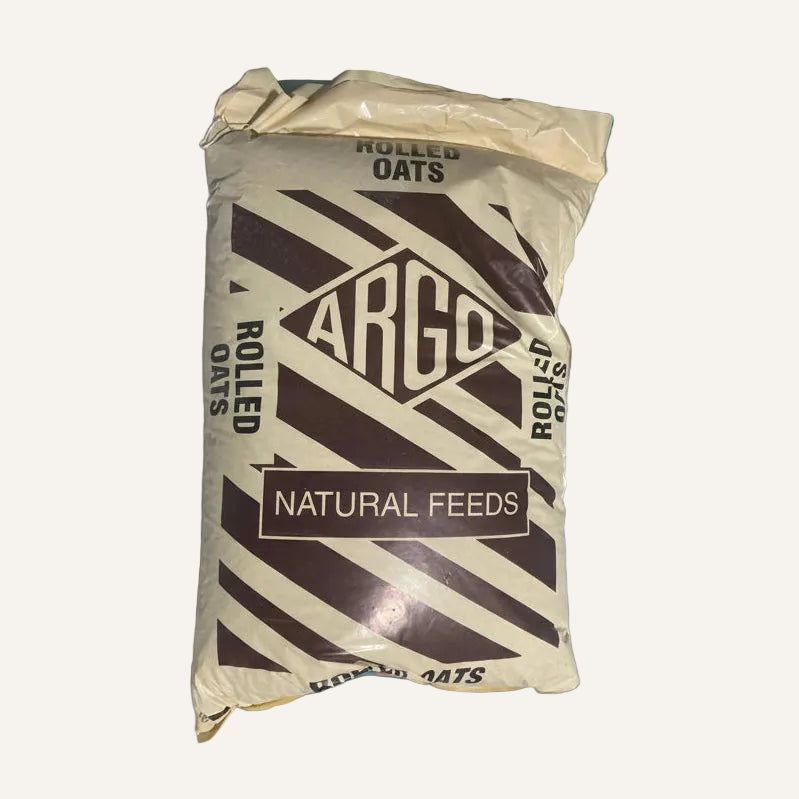 Argo Rolled Oats 20kg | High Energy Cereal Feed for Horses & Livestock