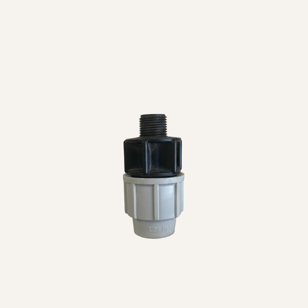Plasson Male MDPE Pipe Coupling | Compression Male Thread Adapter
