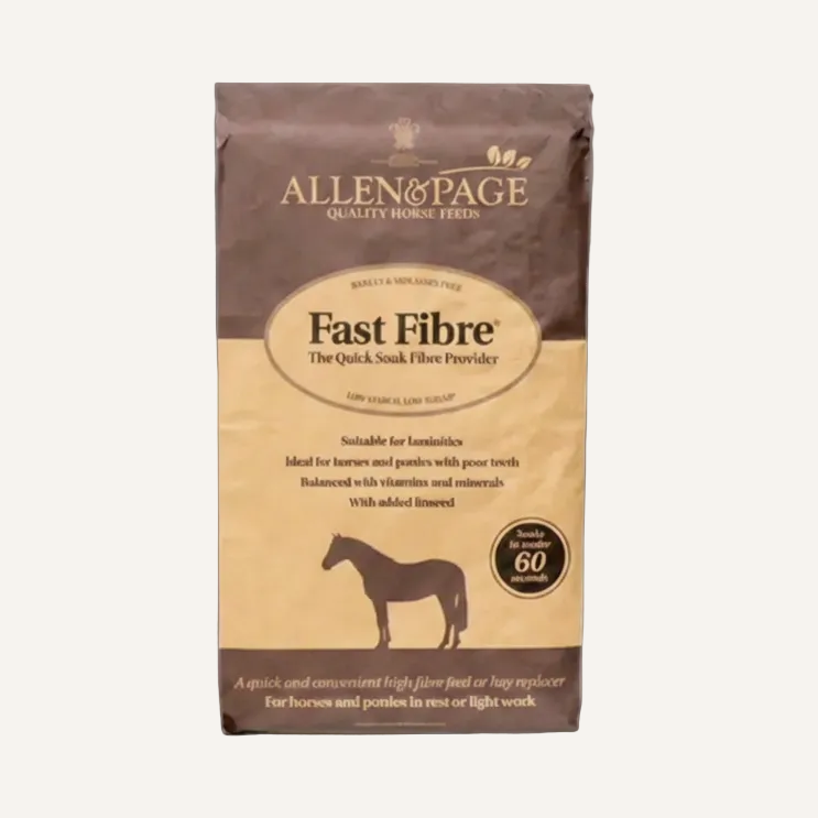 Allen & Page Fast Fibre 20kg | Low Sugar High Fibre Quick Soak Horse Feed