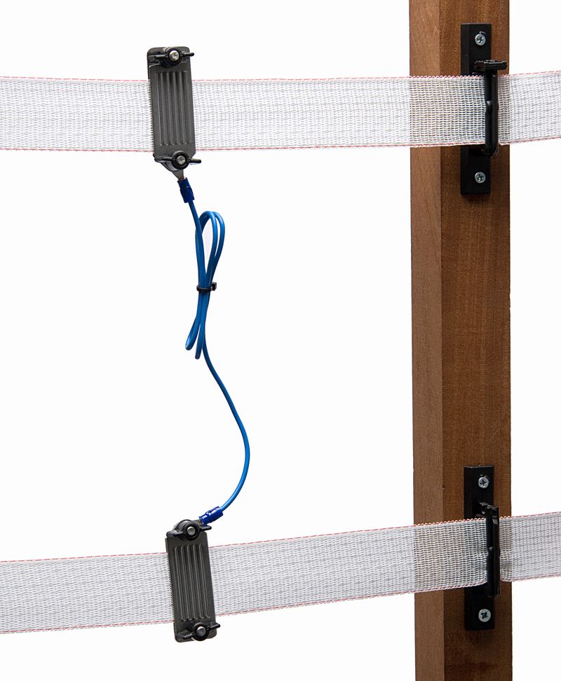 Hotline 47C73-2 Double Tape Clamp Connectors | Electric Fence Tape Connector