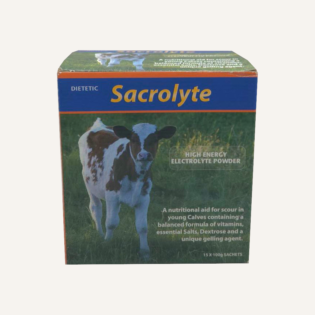 Sacrolyte for Calves 100g Sachet | Calf Electrolyte & Rehydration Supplement