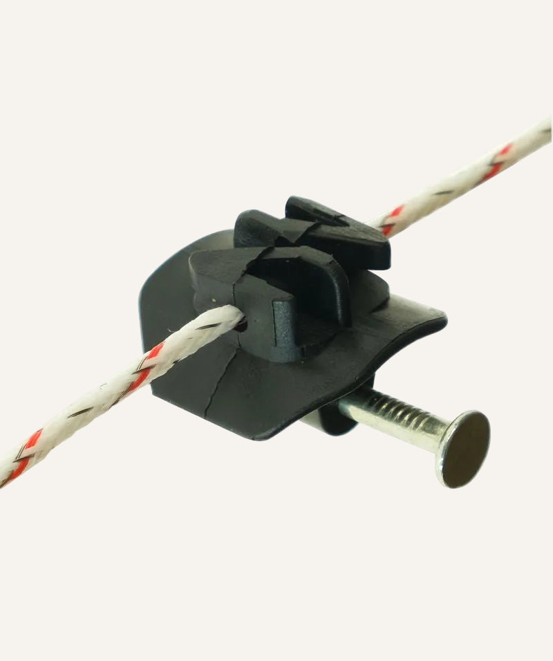 Hotline Nail-On Saddle Insulators 50 Pack | Electric Fencing for Wooden Posts