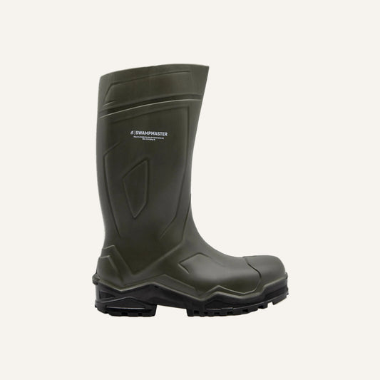 Swampmaster Pro Champion+ Non-Safety Wellingtons Green | Waterproof PU Farm Boots