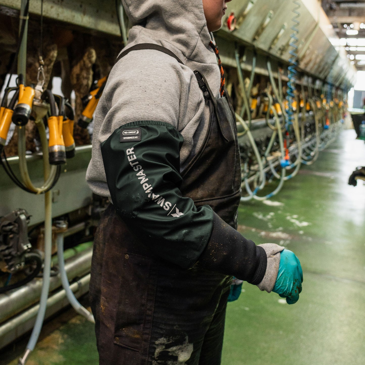 Swampmaster No-Sweat Stormgear Waterproof Dairy Sleeves | Waterproof Milking Arm Protectors