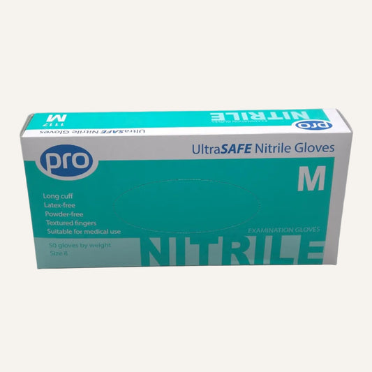 PRO UltraSAFE Violet Long Cuff Nitrile Gloves Medium | Extra Long Disposable Gloves
