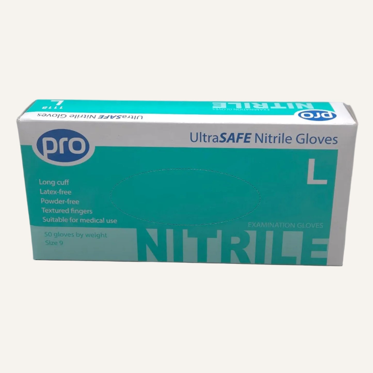 PRO UltraSAFE Violet Long Cuff Nitrile Gloves Large | Extra Long Disposable Gloves