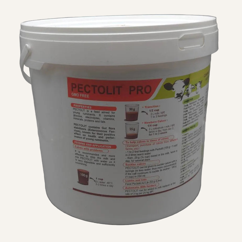 Pectolit Pro 9kg Bucket | Calf Electrolyte & Digestive Support Supplement