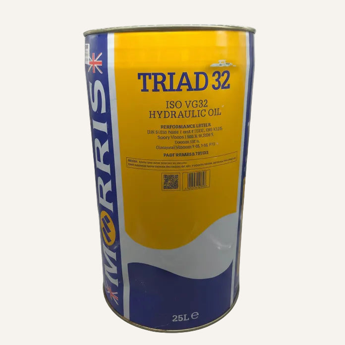 Morris Triad 32 Hydraulic Oil 25 Litre | ISO VG 32 Premium Hydraulic Fluid