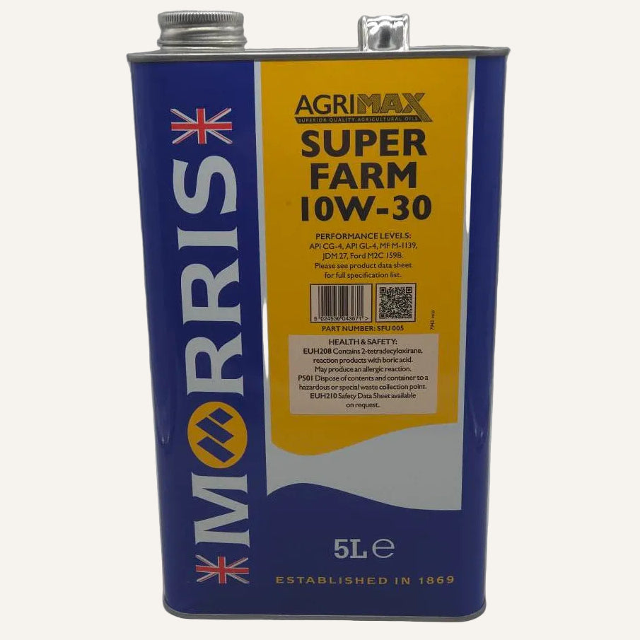 Morris Agrimax Super Farm Oil 5L | STOU Tractor & Farm Machinery Oil