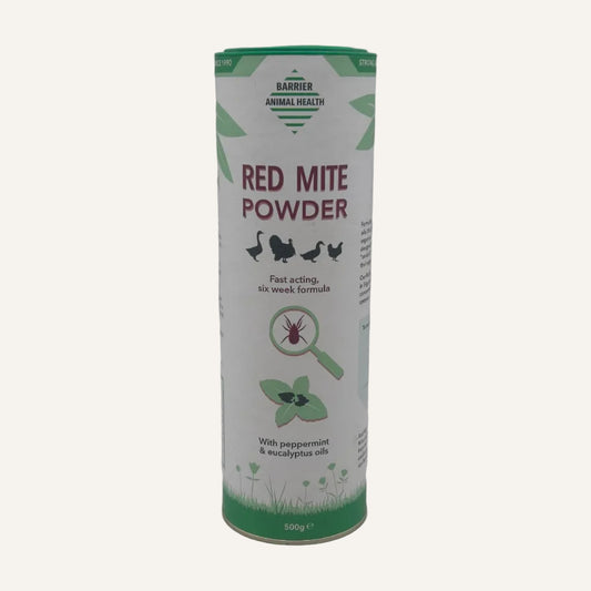 Barrier Red Mite Powder 500g | Natural Poultry Red Mite Control