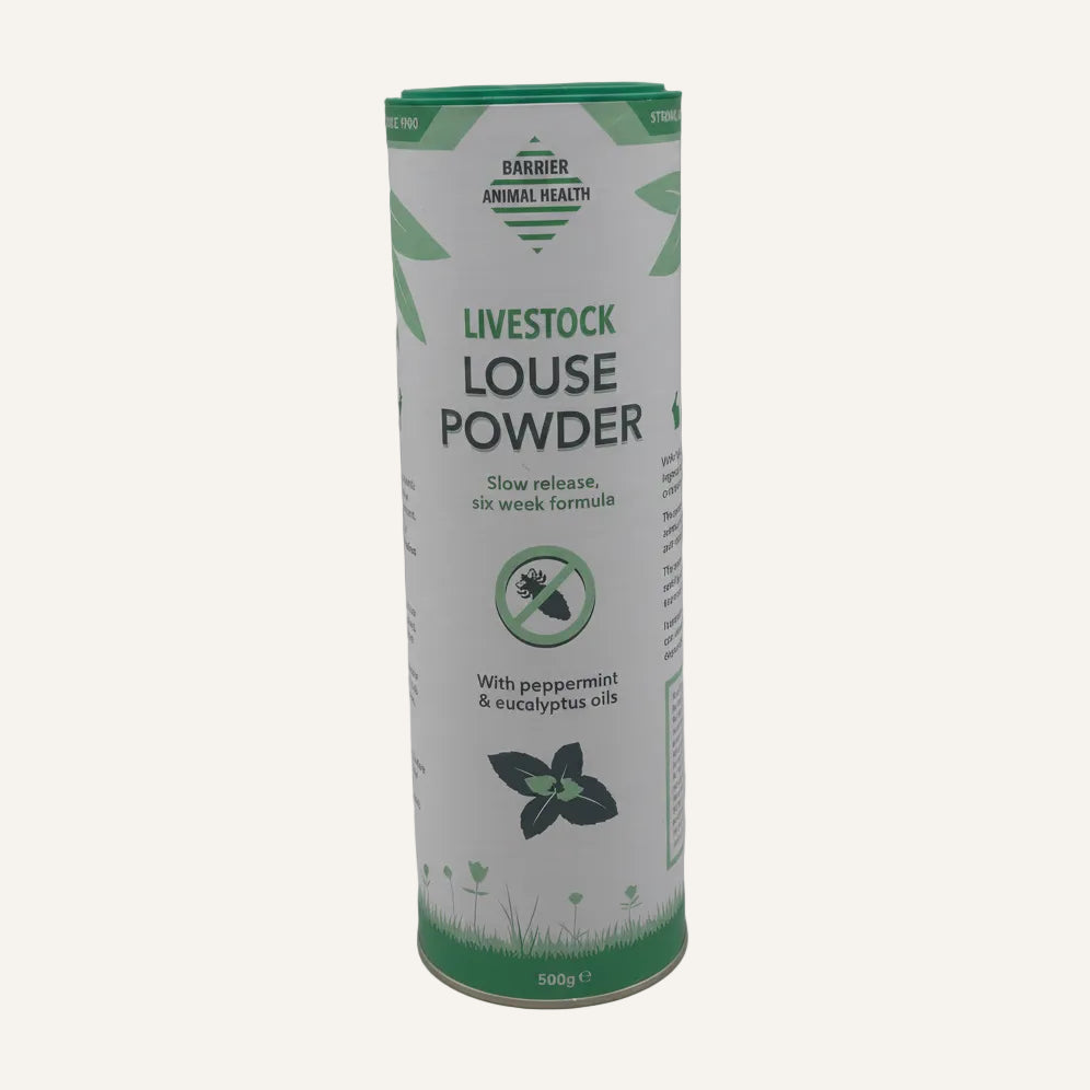 Barrier Livestock Louse Powder 500g | Natural Powder for Cattle, Sheep & Livestock