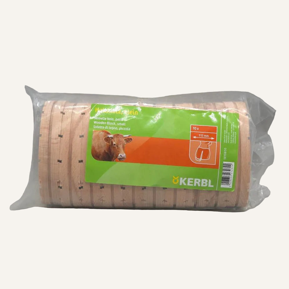 Wooden Hoof Block Standard 112mm 10 Pack | Cattle Hoof Care Blocks