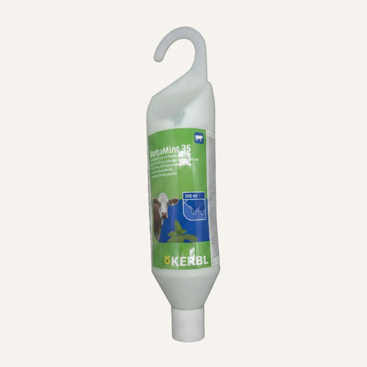 KerbaMint UdderMint 500ml Hanging Bottle | Peppermint Udder Care Cream