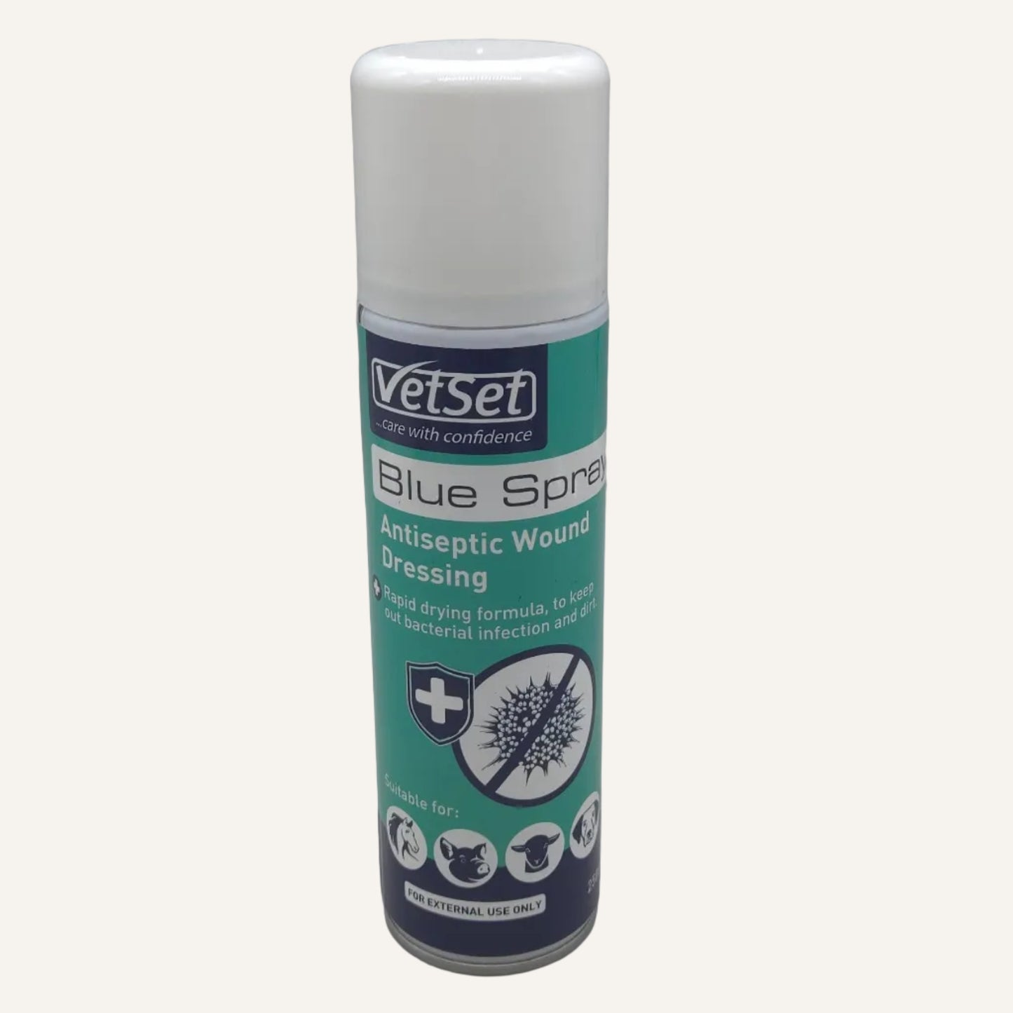 VetSet Blue Spray 250ml | Antibacterial Livestock Spray