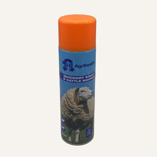 Agrihealth Sheep Marker Spray Orange 500ml | Livestock Identification Spray