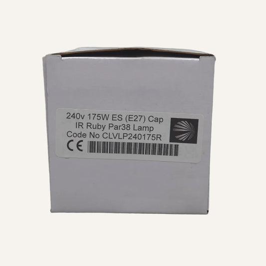 Infra Red Ruby Heat Lamp Bulb 175W | Livestock & Poultry Heat Bulb
