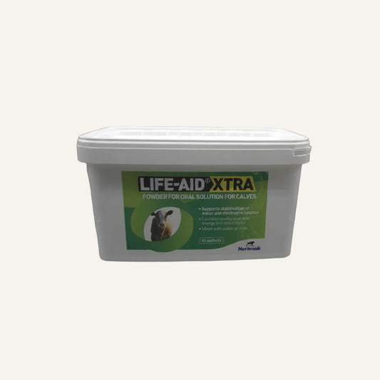 Life-Aid Xtra 48 Sachets | Electrolyte & Energy Supplement for Calves and Lambs