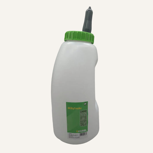 MilkyFeeder Calf Bottle 4L with Teat & 3-Way Valve | Calf Feeding Bottle