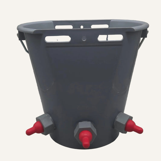 Lamb Feeder Bucket with 3 Teats | Multi Lamb Feeding Bucket