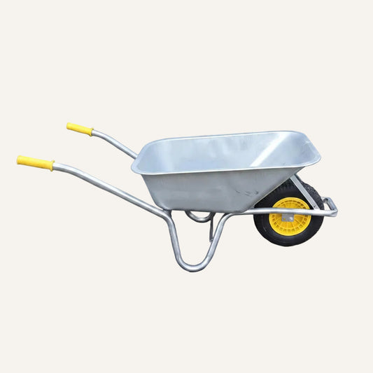 Galvanised Wheelbarrow 100 Litre | Heavy Duty Farm & Garden Wheelbarrow