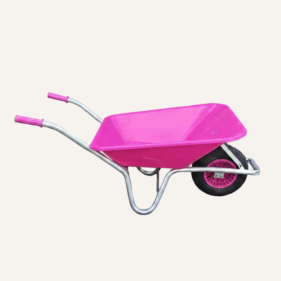 90L Poly Wheelbarrow | Heavy Duty Farm & Garden Wheelbarrow