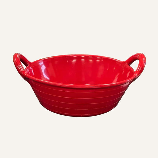 20 Litre Red Feed Skip | Heavy Duty Livestock Feed Bucket