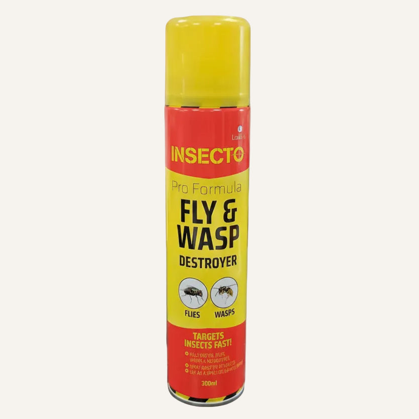Insecto Pro Formula Fly & Wasp Destroyer | Fast Acting Insect Killer Spray