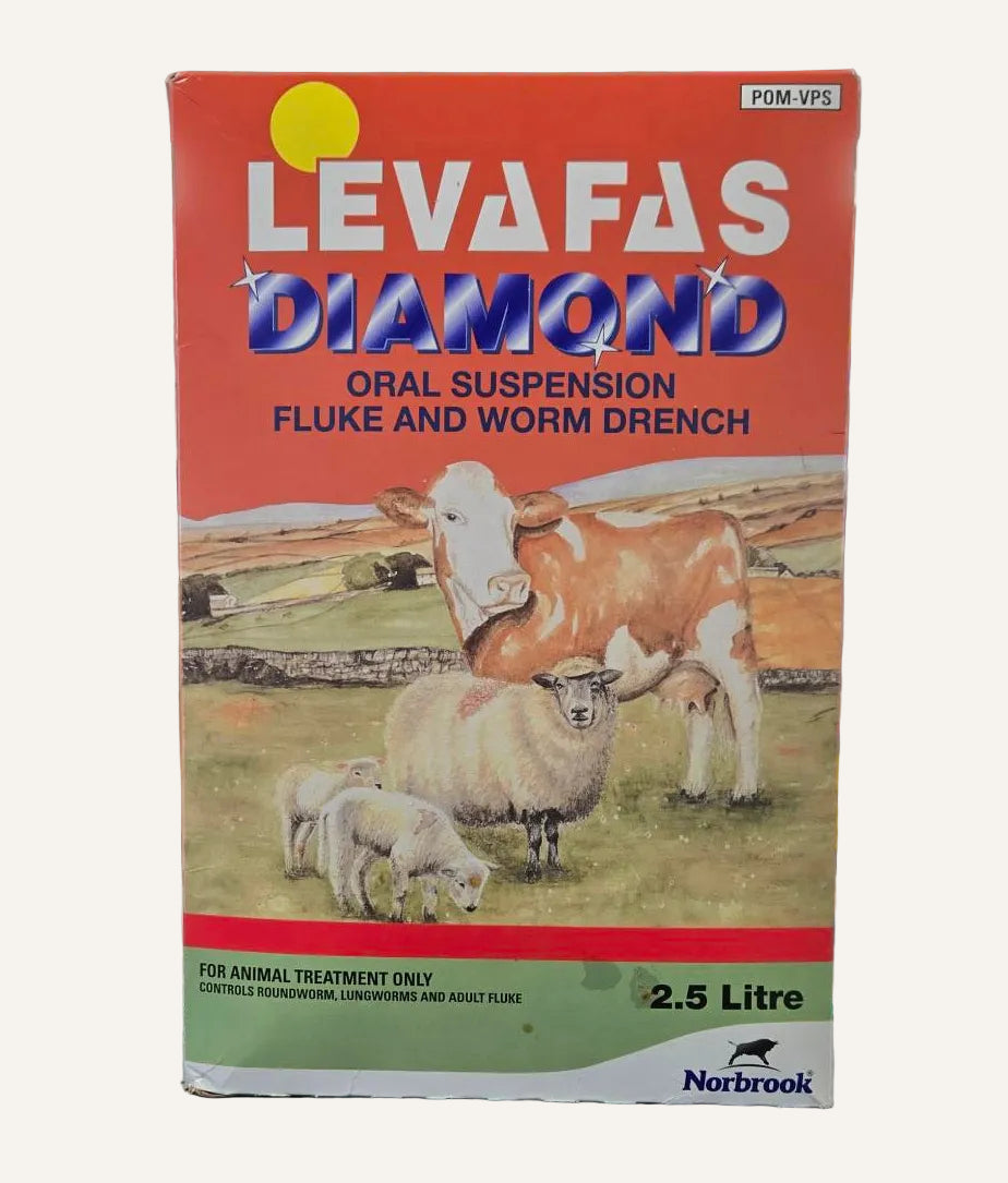 Norbrook Levafas Diamond 2.5 Litre | Fluke & Worm Drench for Sheep