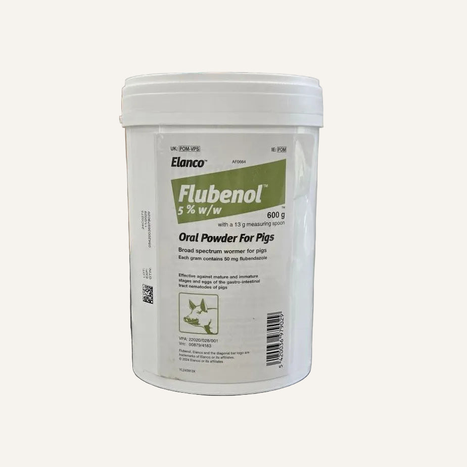 Flubenol Granules 600g | Pig Wormer for Growing & Adult Pigs