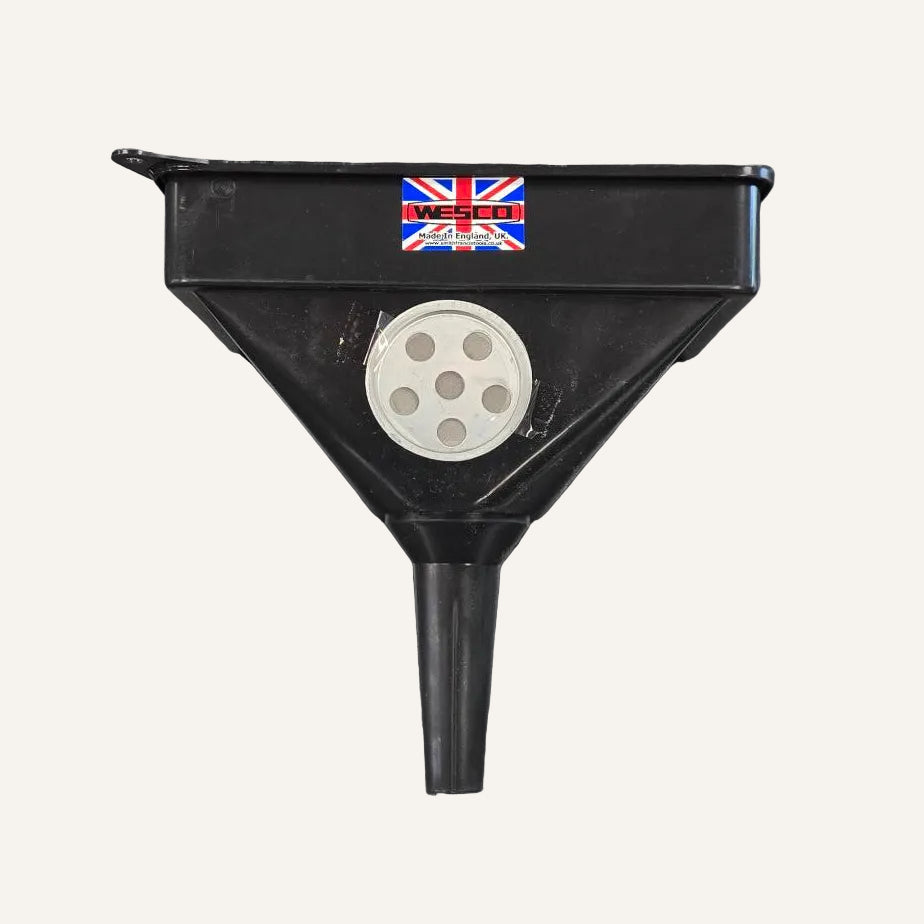 Tractor Funnel Poly 10" x 7" | Heavy Duty Funnel for Oils, Fuel & Fluids