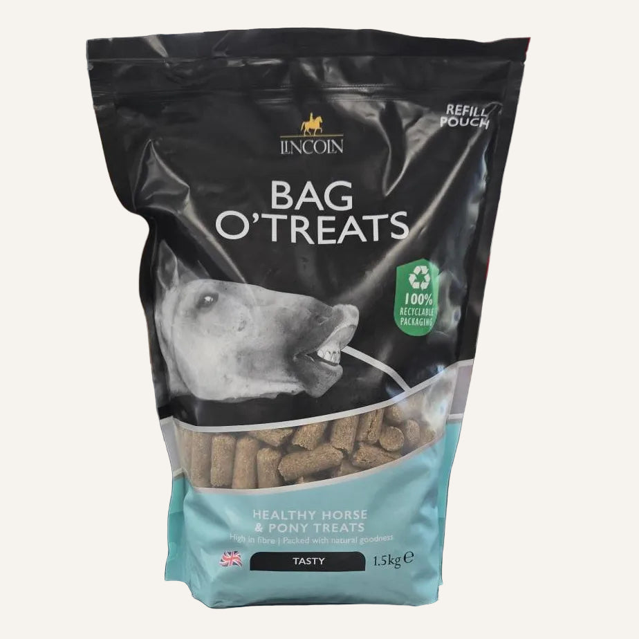 Lincoln Bag O'Treats 1.5kg Refill Pouch | Tasty Horse Treats