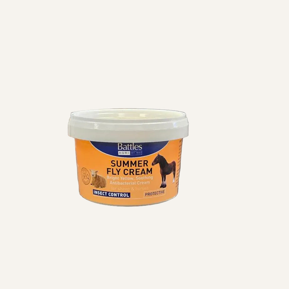 Battles Summer Fly Cream 400g | Soothing Fly Repellent Cream for Horses