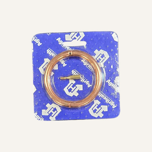 Agrihealth Bull Ring 3" Copper | Self-Piercing Copper Bull Nose Ring