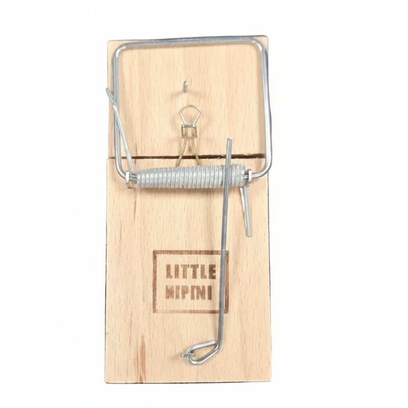 Little Nipper Mouse Trap | Traditional Reusable Wooden Mouse Trap