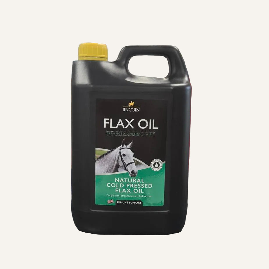 Lincoln Flax Oil 4L | Cold Pressed Flaxseed Oil for Horses